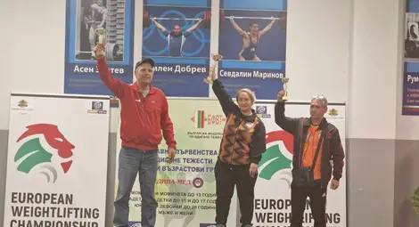 Четири купи за ТСК &ndash; Русе на Държавното отборно първенство по вдигане на тежести