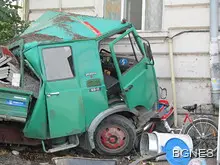 Камион погуби шофьора си и се заби в Транспортната болница в Русе