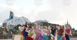 „Дисни“ откри нова зона „Замръзналото кралство“ в парка си край Париж в рамките на инвестиция от 2 млрд. евро