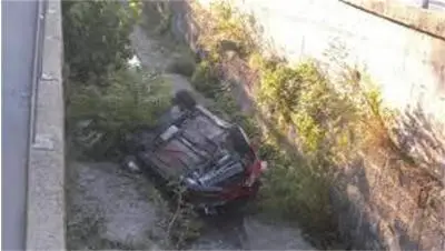 2 момичета в болница, колата им се преобърна в река