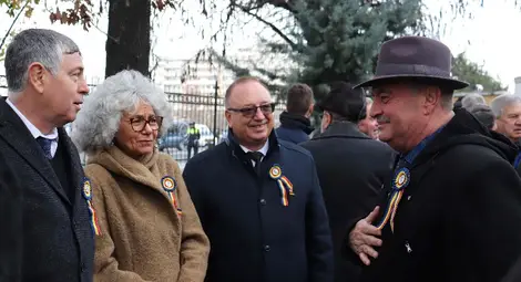 Данаил Ковачев и Георги Георгиев присъстваха на парад в Гюргево по случай Националния празник на Румъния