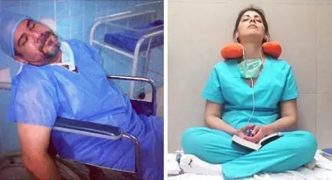 Блогър снима заспала лекарка и я оплю, отговорът бе съкрушаващ (СНИМКИ)