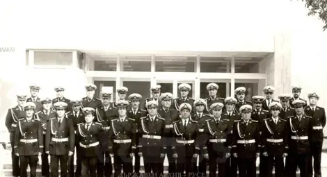 Представителен духов оркестър-Русе, с диригент П. Терзиев. 1988 г.