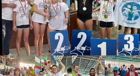 18 медала спечелиха златните рибки на Фондация „Александър Русев“ в пореден плувен турнир в София 18 медала спечелиха златните рибки на Фондация „Александър Русев“ в пореден плувен турнир в София