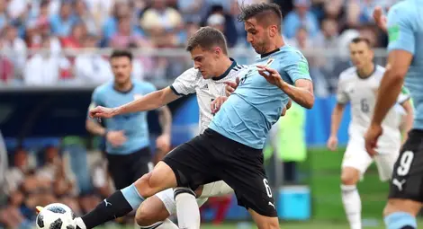 Уругвай победи Русия и спечели група А, Саудитска Арабия надви Египет Уругвай победи Русия и спечели група А, Саудитска Арабия надви Египет