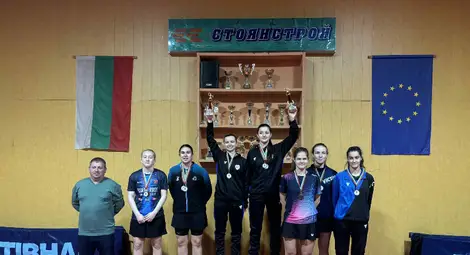 17-годишната Анита Петкова от "Дунав"-Русе държавна вицешампионка до 21 години по тенис на маса