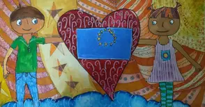 400 рисунки представени в конкурса „Аз, ти, той - ние сме Европа“