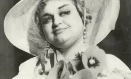 В ролята на Гугутка Пейкова от &bdquo;Моряшка чест&ldquo; на Ал. Йосифов, 1965 г.