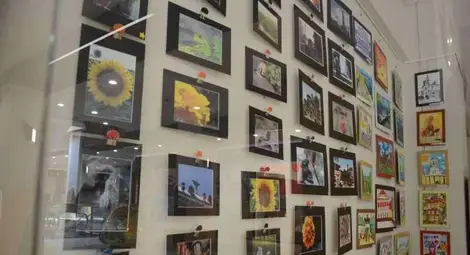 Оригами и фотографии подредиха участници в Лятната академия