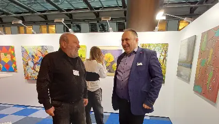 Картина на разградският талант Орхан Исмаил бе включена в изложба в Брюксел