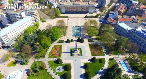 Заснемат Русе с безпилотна летателна техника