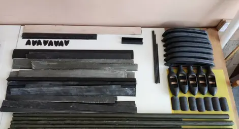 Заготовки на модели - това е резултатът от два месеца труд.