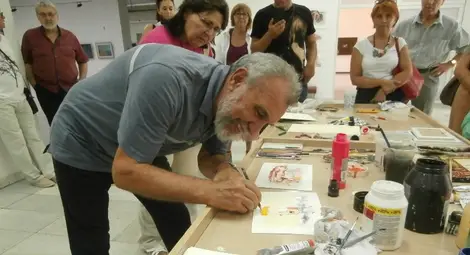 Кънчо Кънев показа как  създава своите шедьоври