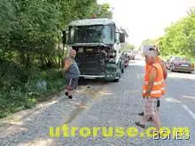 Катастрофа между два камиона на пътя Русе-Бяла