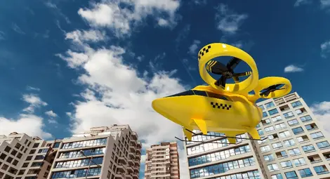 На хоризонта вече се задават летящите таксита. Снимка: mediacafe.bg