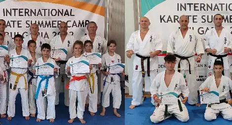 Младоци от &bdquo;Русе&ldquo; на лагер със светила на каратето