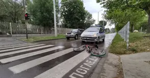 Дете на колело пострада на пешеходна пътека
