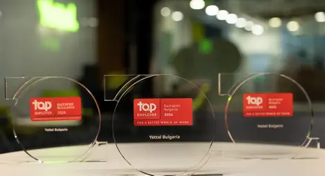 Yettel е сред десетте топ работодатели в телеком сектора в Европа