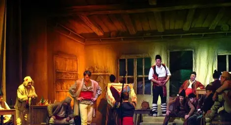 Танцът на Иван Донев „Ръченица“ по едноименната картина на Иван Мърквичка. Снимка: Архив Танцът на Иван Донев „Ръченица“ по едноименната картина на Иван Мърквичка. Снимка: Архив