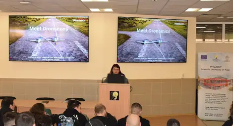 В Русенския университет представиха българскато иновативна компания от сферата на аерокосмическото инженерство &bdquo;Dronamics&ldquo;&nbsp;