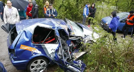 Сериозен инцидент прекрати етап от рали Варна /галерия/