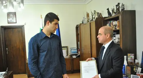 Студентът на годината с награда  от Общината