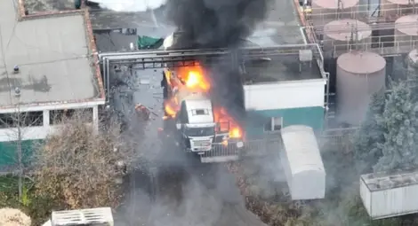 Има загинал при взрив на цистерна край международния булевард "България" в Русе