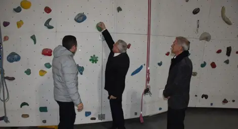 Откриха новата модернизирана зала за катерене в Русенския университет