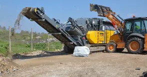 Откриха официално площадката за рециклиране на строителни отпадъци