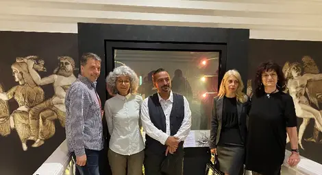 Новият директор на музея в Гюргево и екипа му на първо работно посещение в музея в Русе