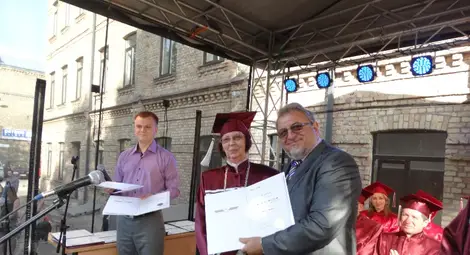 Проф.Димитър Димитров вече е почетен професор на латвийски институт