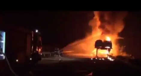 Пожар унищожи 19 нови Ауди-та