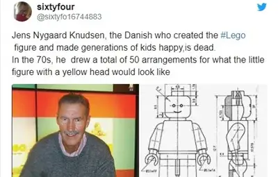 Почина създателят на Лего