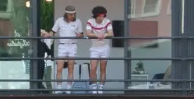 Борг и Макенроу посещават &bdquo;Форо Италико&rdquo;, гледат Гришо и Цеци