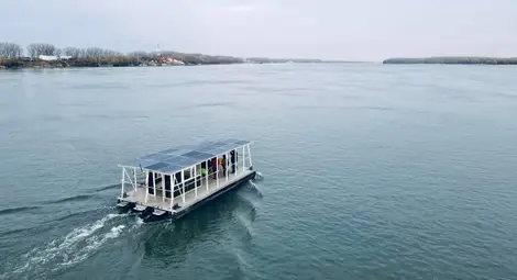 Кораб на водород вече плава по Дунав Кораб на водород вече плава по Дунав