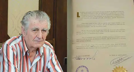 Оригиналният договор със Сент Уан от 1961-а се върна в Община Русе