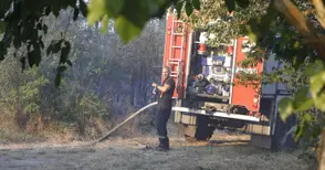 Електромобил и два мотокара изгоряха в пожар в цех за пелети във вилна зона