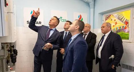 Община Русе, М-Газ и SOCAR откриха в с. Червена вода втори обект от проекта за хибридна газификация