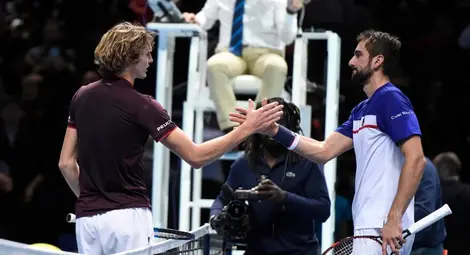 Зверев се справи с Чилич в три сета