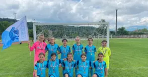 Момичетата четвърти в дебюта си на национални футболни финали