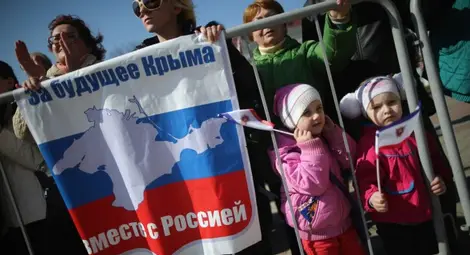 96,6% са за присъединяване на Крим към Русия, местният парламент гласува за присъединяване към Русия. САЩ: Никога няма да признаем референдума