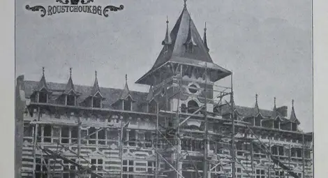 Новопостроената сграда на Немския протестантски институт в Русе. Новопостроената сграда на Немския протестантски институт в Русе.