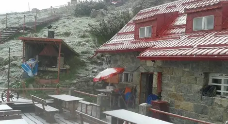 Аномалия: Сняг на парцали валя на Ястребец