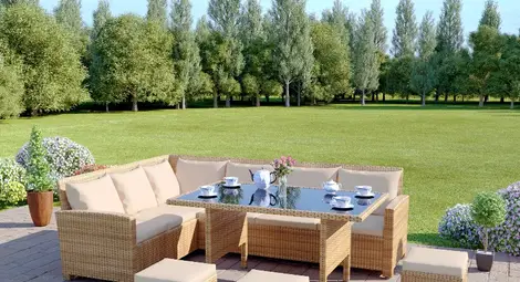 Разкрасете градината си с ратанови мебели