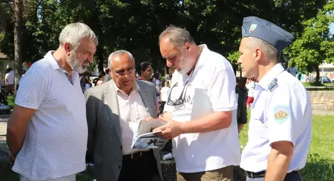 Ветово посрещна с хляб и сол националния поход &bdquo;По пътя на четата на Таньо войвода&ldquo;