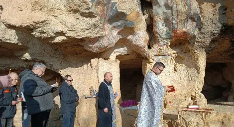 Снимката е от богослужението през 2025 г.