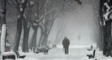 Студено и снежно