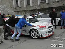 Русенски екипаж на подиума на рали "България"