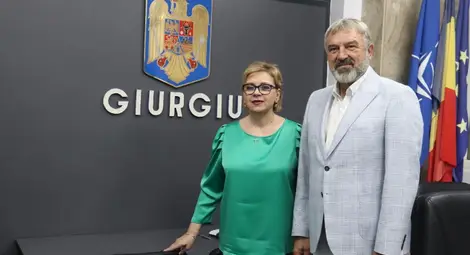 Флорентина Станкулеску и Драгомир Драганов.  Снимка: ОА