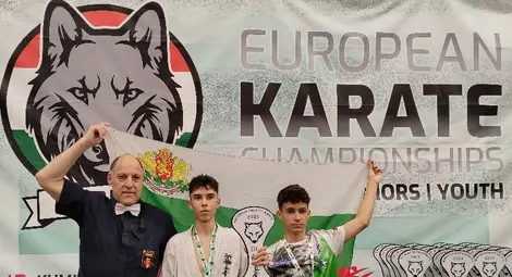 Европейски медал за каратист на Румен Калинов